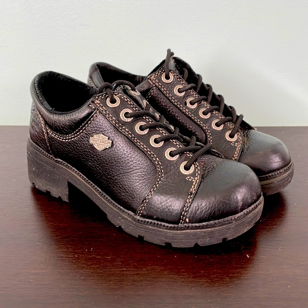 Harley Davidson Leather Boots size 6